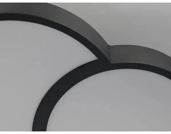 LED Dimmelhető mennyezeti lámpa LED/60W/230V 3000-6500K fekete + távirányító