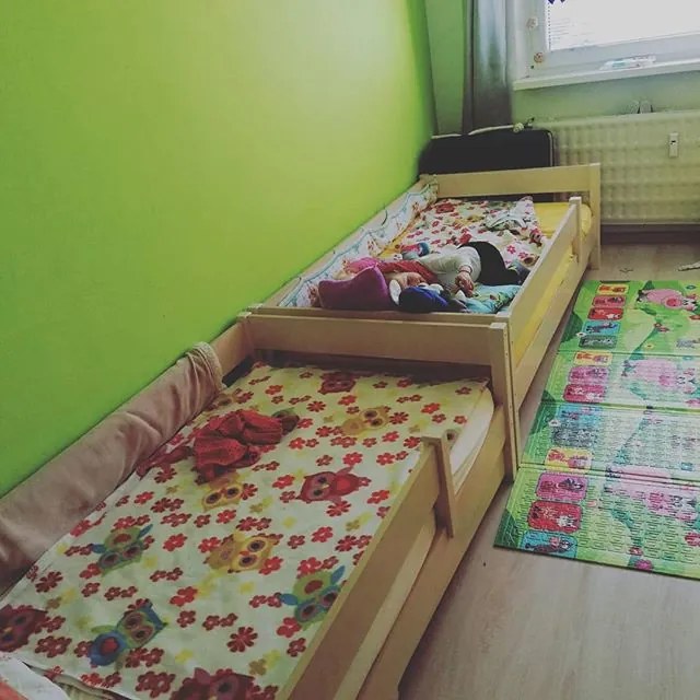 LU MIX gyerekágy - fehérített tölgy Méret: 180x90