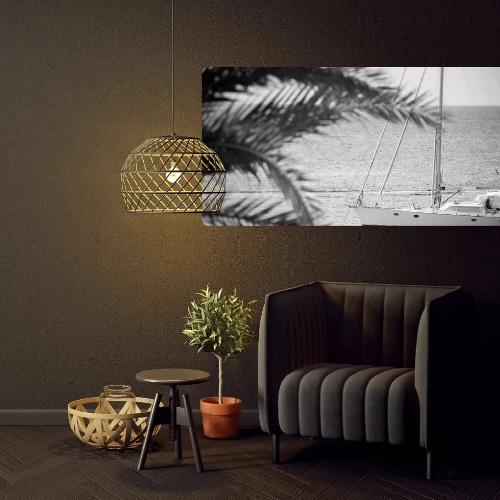 PIPPER. Öntapadós textiltapéta "Vitorlás hajó"