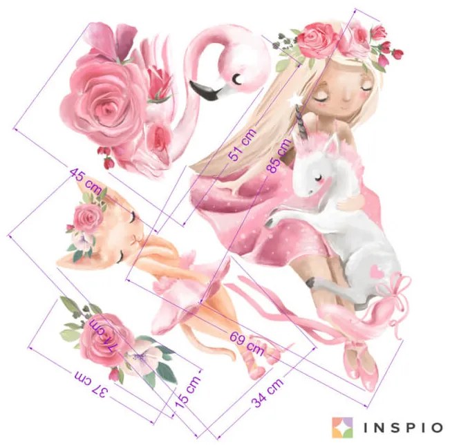 INSPIO Falmatrica - Balerina és egyszarvú
