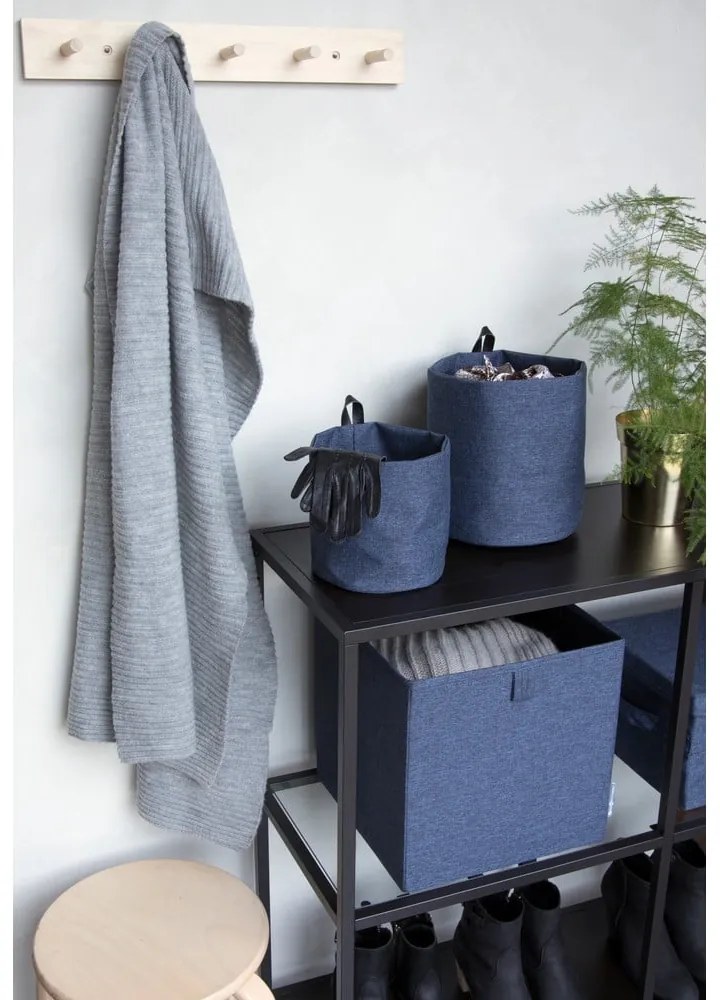 Textil tárolókosár ø 22x22 cm Soft Storage – Bigso Box of Sweden