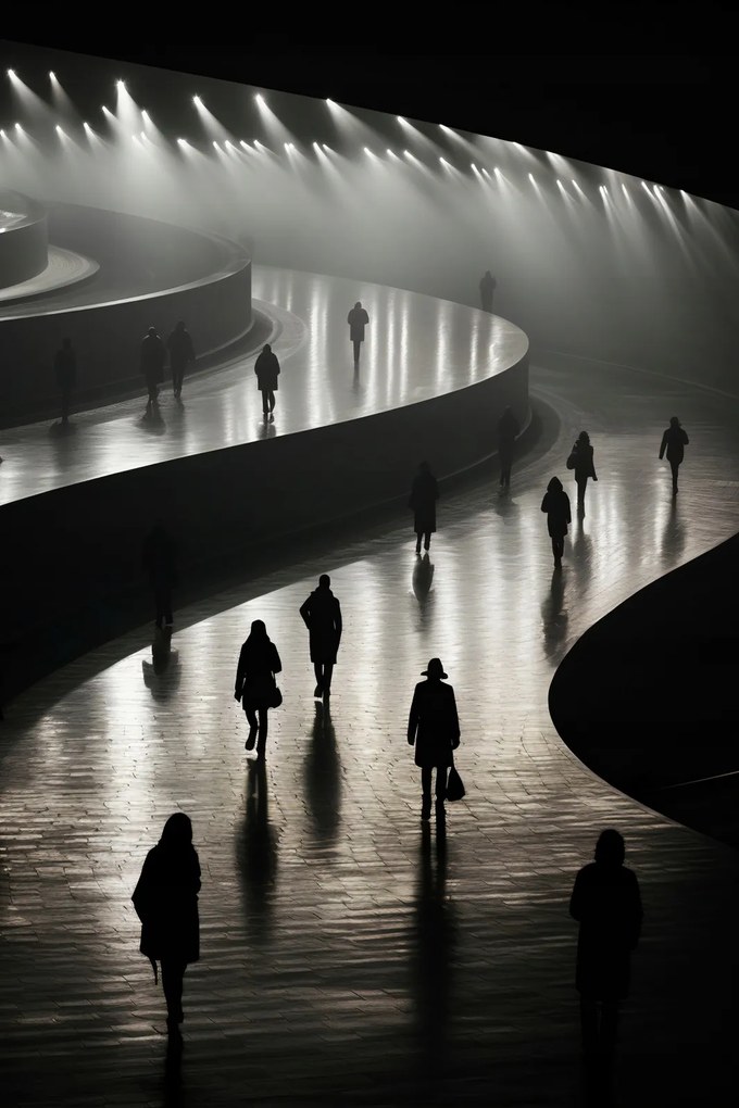 Poszter 30x45cm Sugárzás az árnyékban