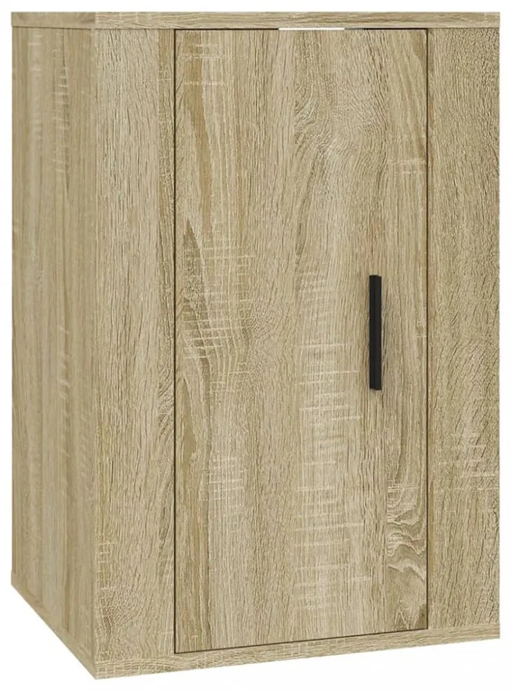 2 db sonoma tölgy fali TV-szekrény 40x34,5x60 cm