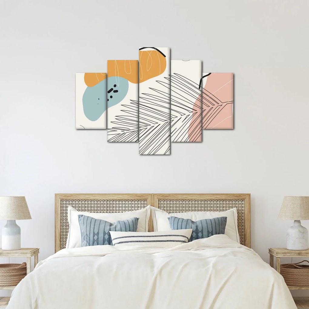 Kép - Levél illusztráció (150x105 cm)