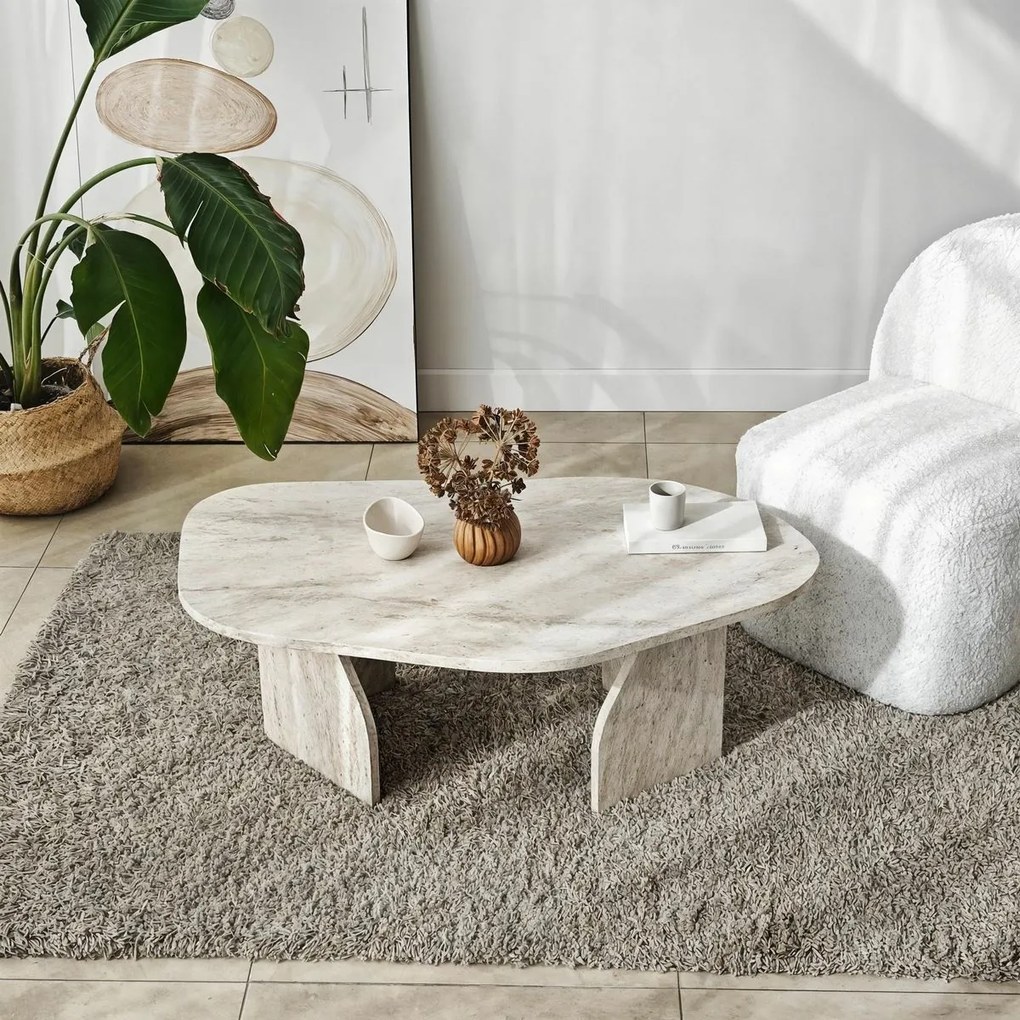 Rock Travertine konferenciaasztal