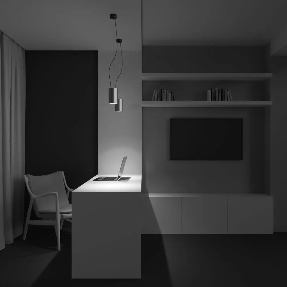 MAYTONI P089PL-25W3K-MG EFIR Hengeres Függesztett Lámpa Matt Arany LED IP20