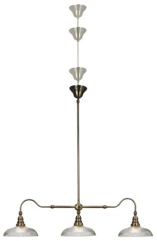 Cottex T9043A - SNOOKER rudas csillár 3xE27/60W/230V