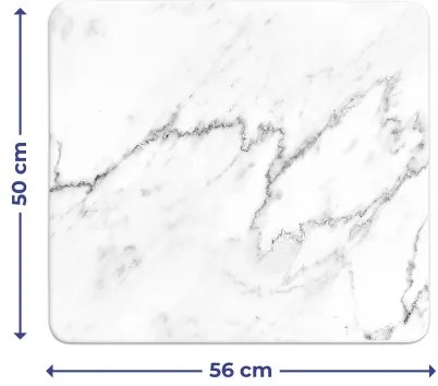 WENKO 2712929500 - Vágódeszka / fedőlap - NEUTRAL 56x50 cm színes/átlátszó