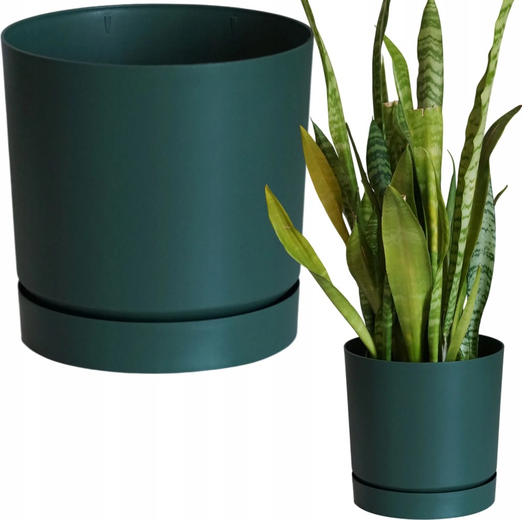 Virágtartó állvány alacsony kerek matt 17,8cm virágtartó állvány