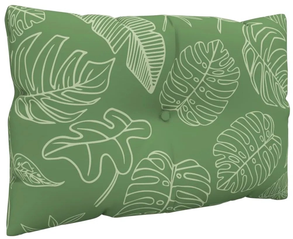 2 db levélmintás oxford szövet raklappárna