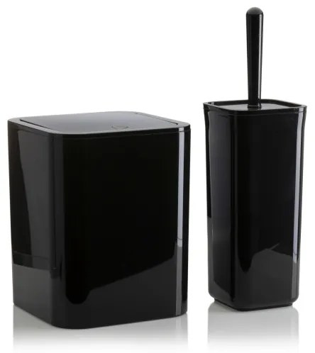 Fürdőszobai készlet SIERRA 5 db fekete