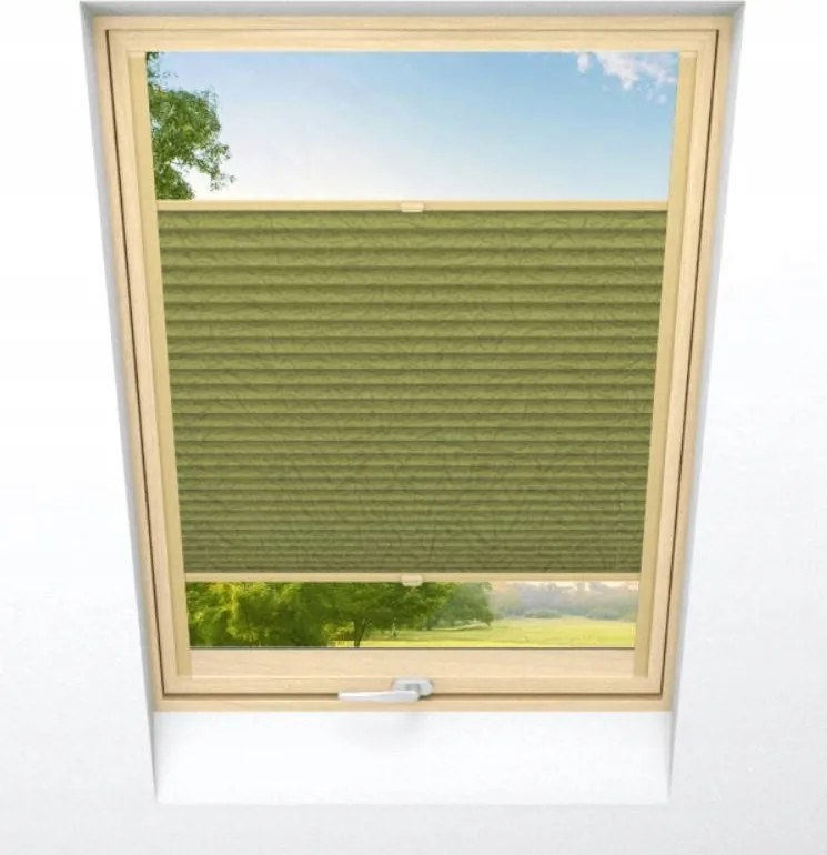 Tetőtéri roló pliszírozott 10 x 10cm Különböző színek