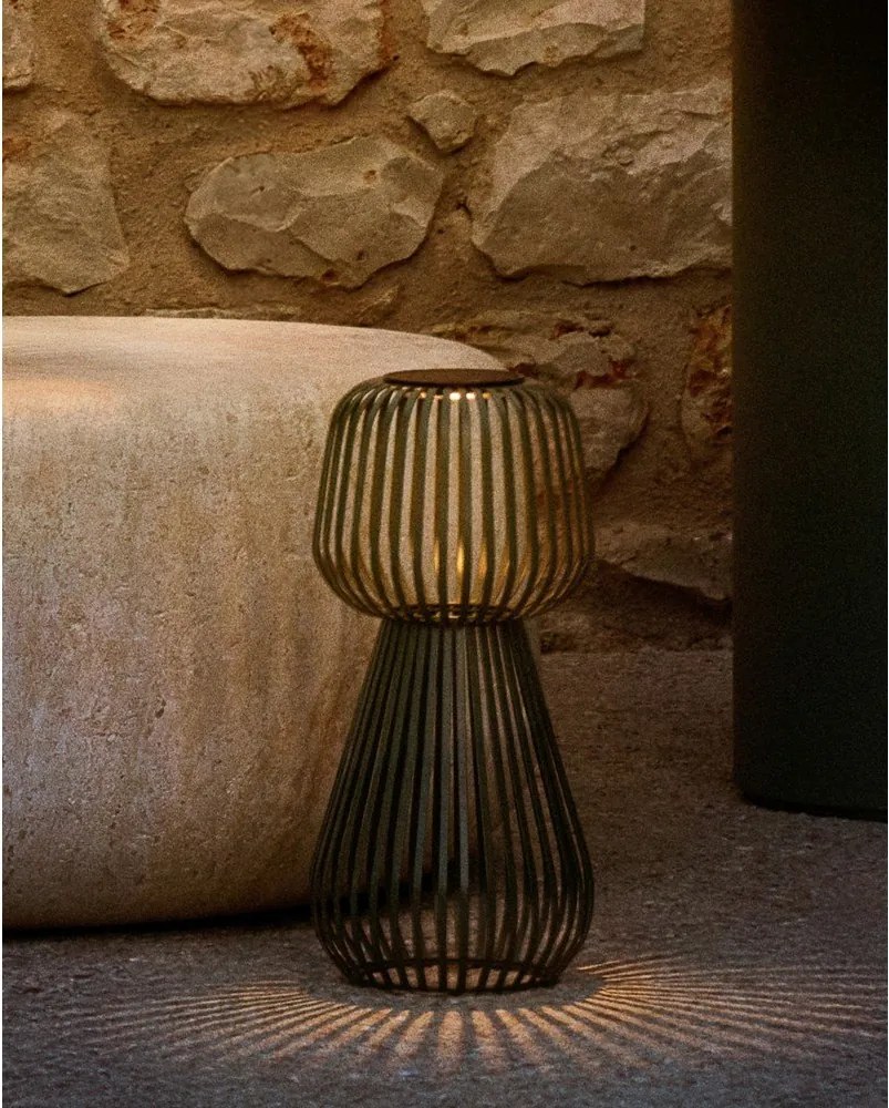 Napelemes LED asztali dimmelhető kültéri lámpa (magasság 42 cm) Reiba – Kave Home