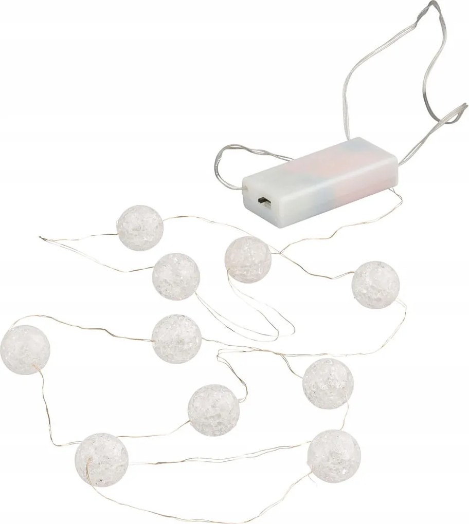 Fényfüzér Livarno Home 185 cm elemes fehér