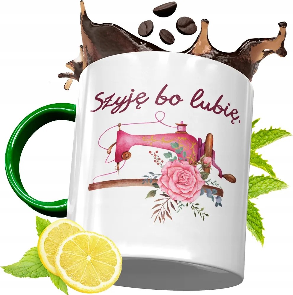 Zöld Bögre Szabónak Születésnapi Ajándéknak, fényképes nyomtatással