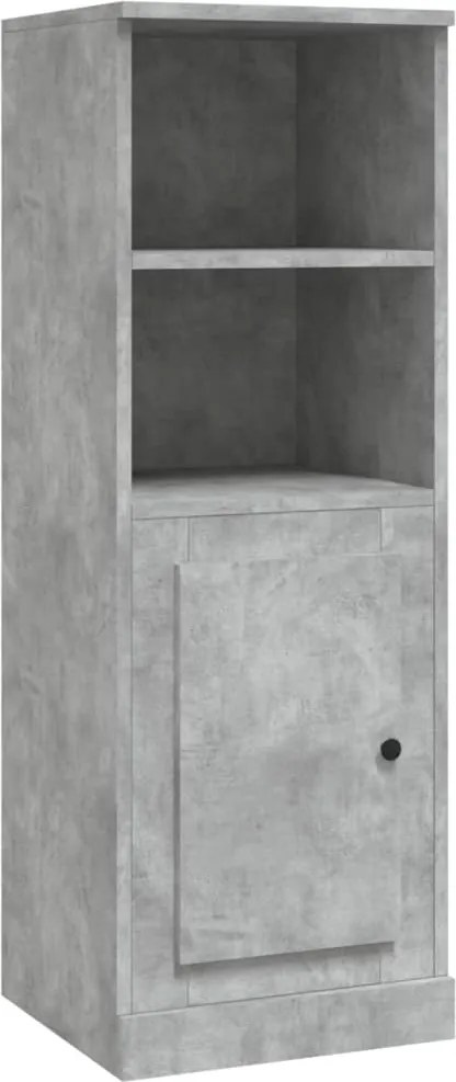 vidaXL betonszürke szerelt fa magasszekrény 36x35,5x103,5 cm