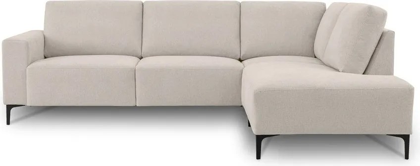 Bézs zsenília sarokkanapé (jobb oldali-L alakú) Fabian – Scandic