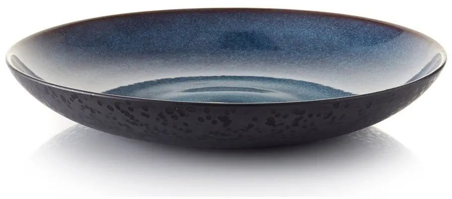 Fekete-kék kőedény tál ø 40 cm Gastro Dark Blue/Black – Bitz