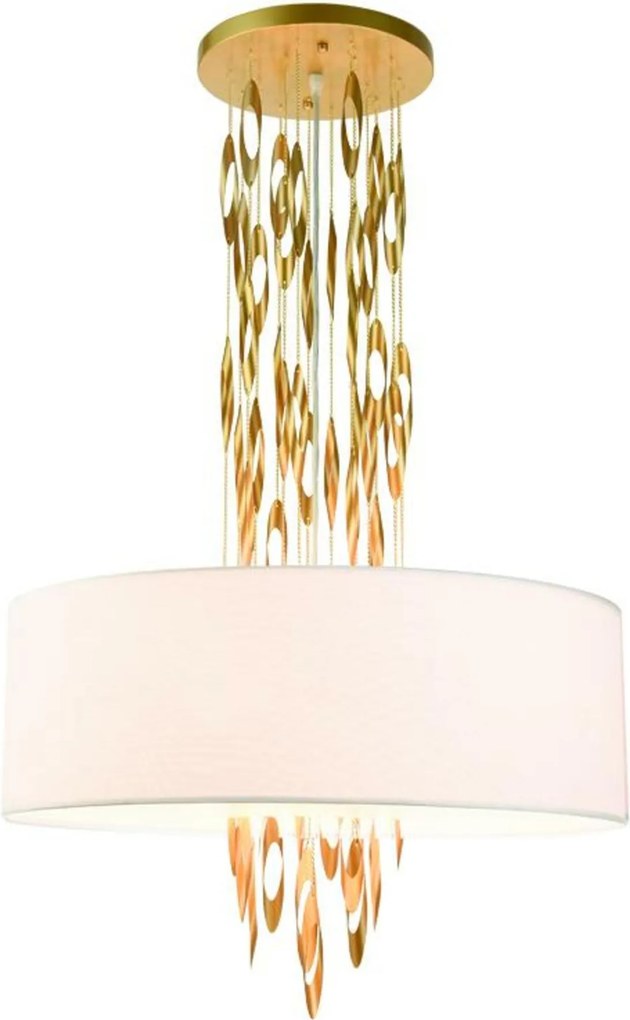 Aca Lighting függeszték 5XE14 Cascada arany fehér ÁTM60XM100CM EG4205P