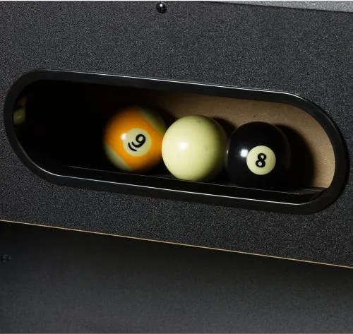 GamesPlanet® Biliárdasztal PREMIUM 8ft piros sötét