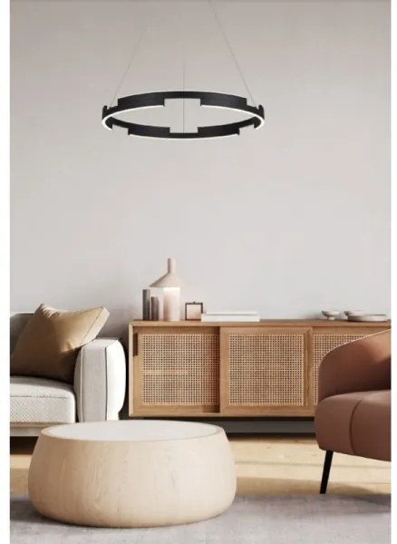 Redo 01-3173 - LED Dimmelhető csillár zsinóron CASTLE LED/36W/230V fekete