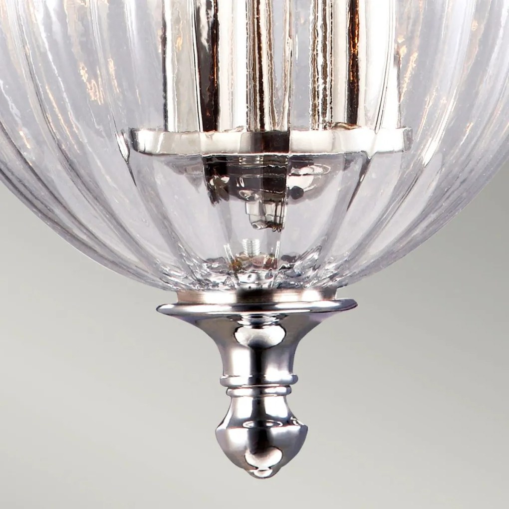 Elstead Lighting FINSBURY PARK FP-P-S-POL-NCKL Függőlámpa 3x60W/E14