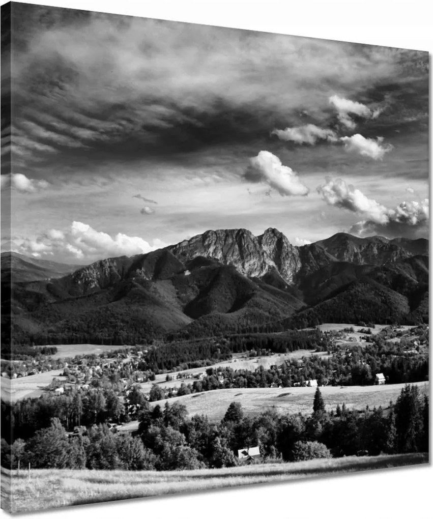 Vászonkép 40x40 Tátra Lengyel hegyek Kilátás