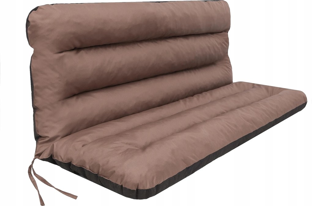 Kerti párna hintaágyhoz háttámlával, padpárna 180x110cm