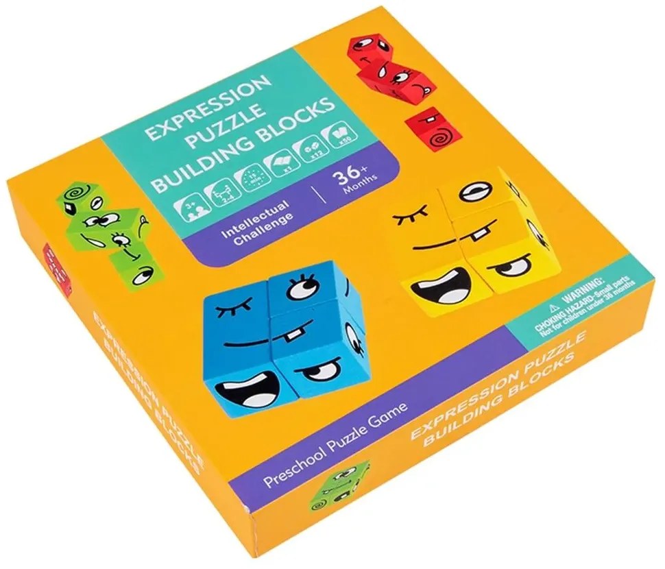 Interaktív játék változó arckifejezésekkel