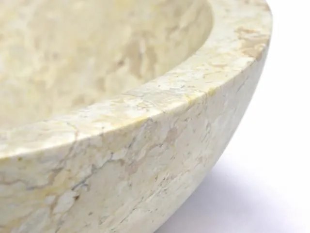 DIVERO Mosdókagyló MODENA csiszolt márvány