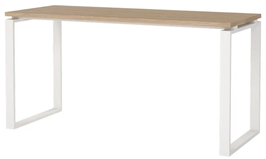 Íróasztal tölgyfa dekoros asztallappal 60x150 cm Sign – Tvilum