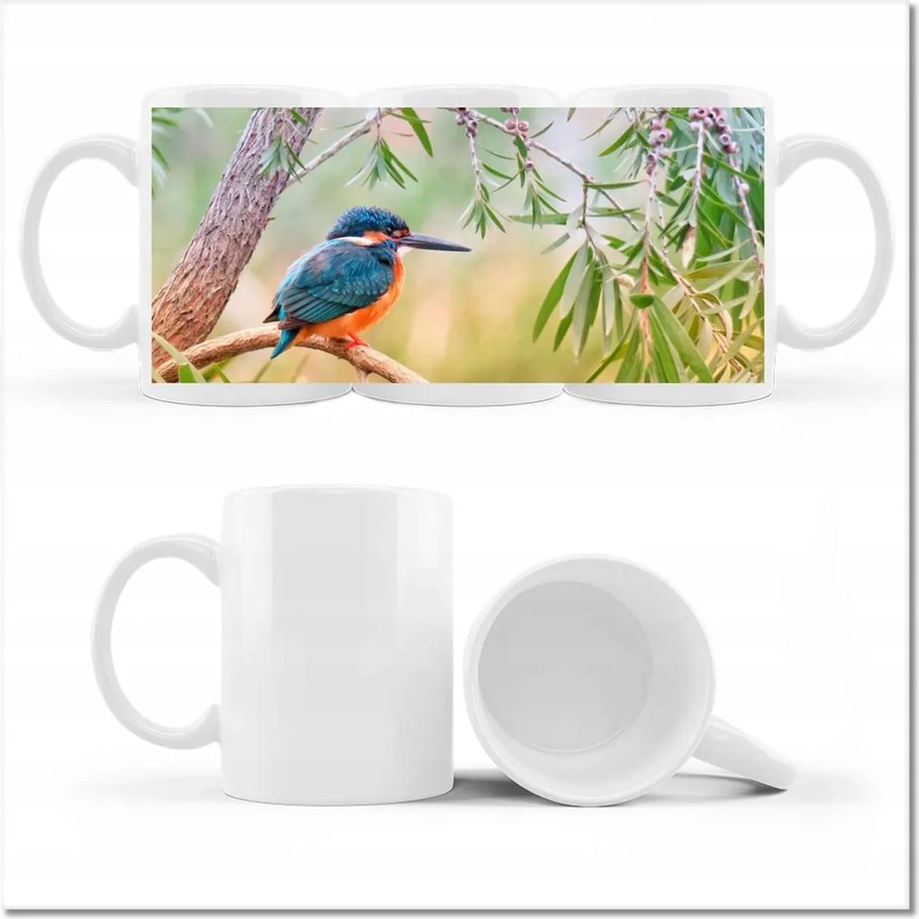 Bögre fényképpel Gyönyörű téli bögre