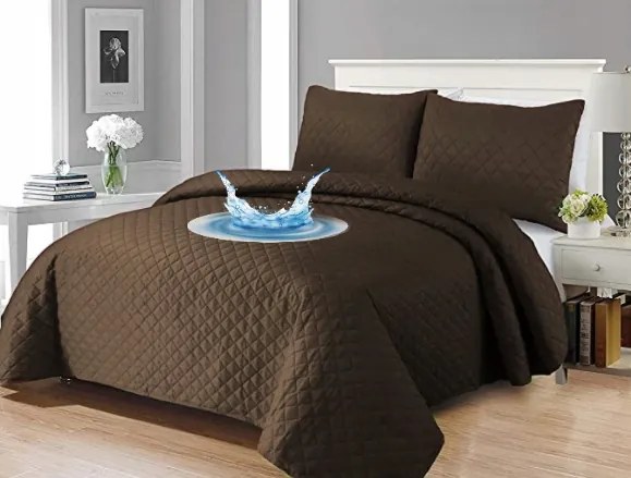 Vízálló ágytakaró 200 x 220 cm, pléd, ágytakaró, steppelt