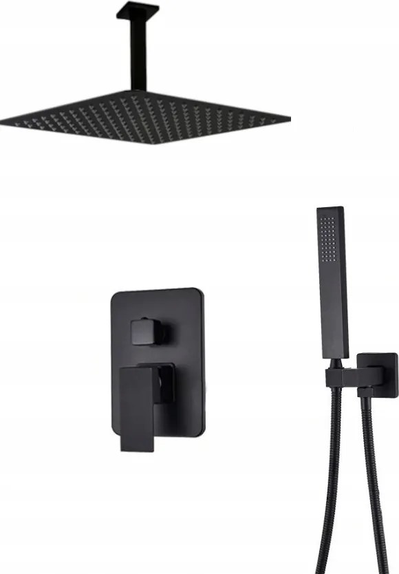 Falsík Alatti Szett Fekete Esőztető Box 40CM