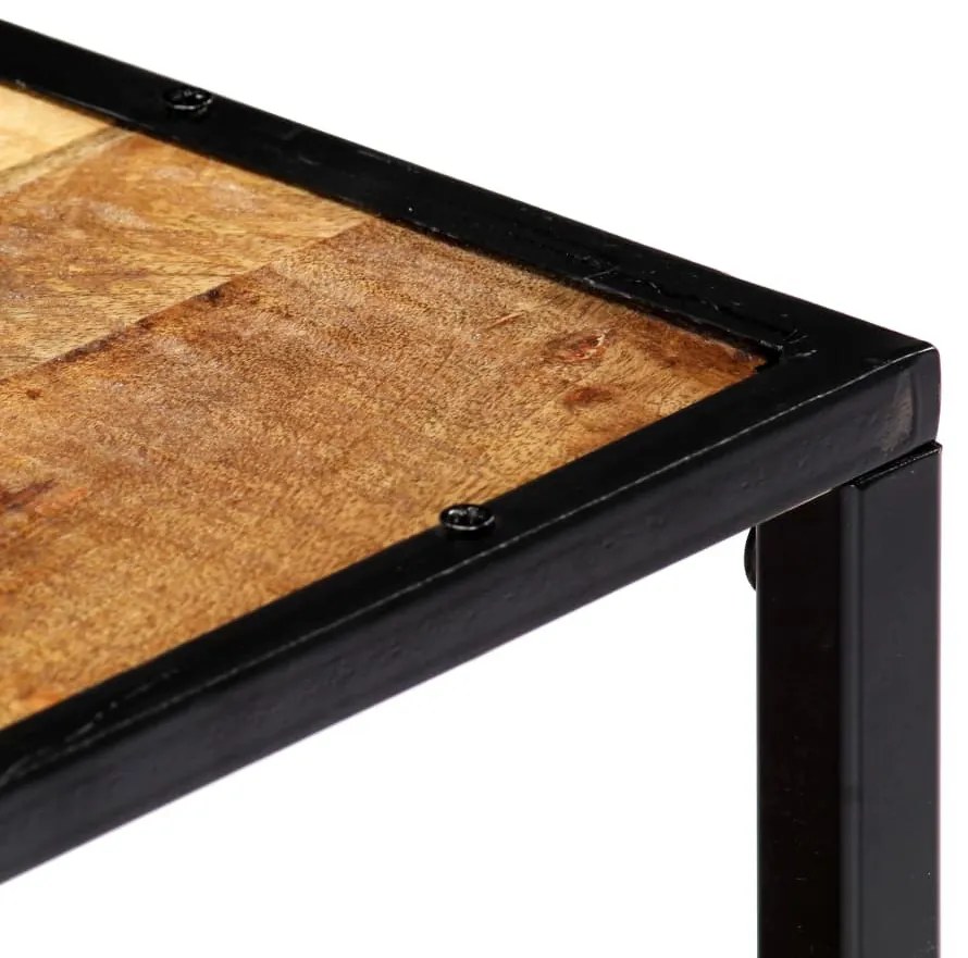 vidaXL tömör újrahasznosított fa dohányzóasztal 90 x 50 x 40 cm