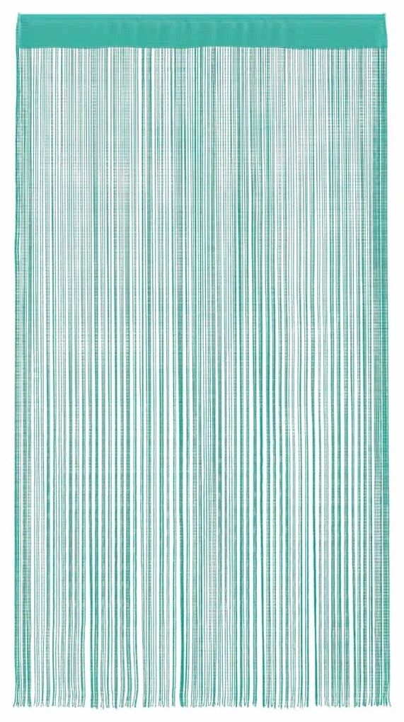 2 db türkiz zsinórfüggöny 140 x 250 cm