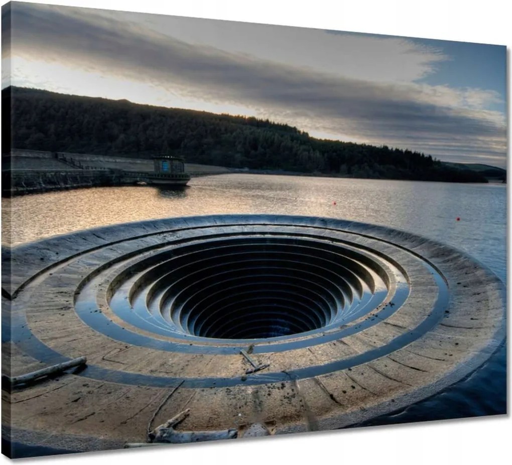 Vászonkép 50x40 Vízesés lépcsővel