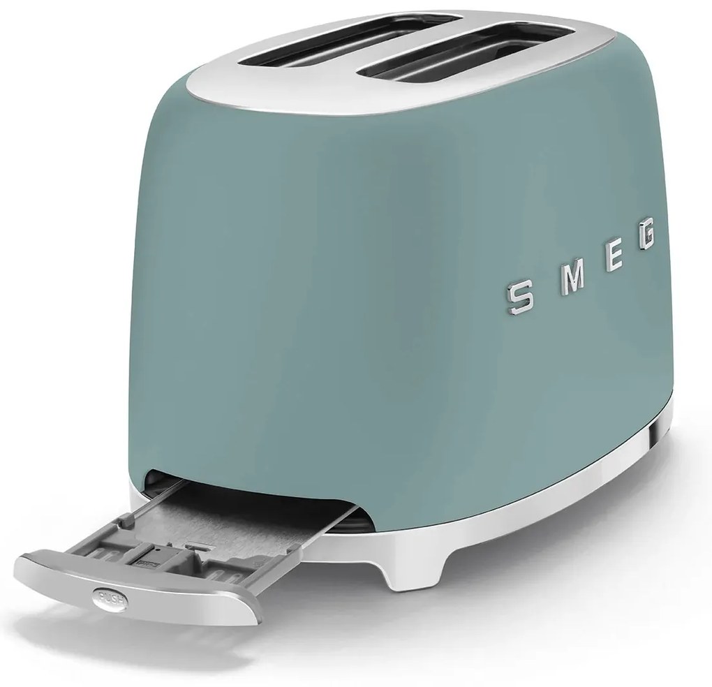 SMEG 50's Retro Style toustovač 2x2 950W matný zelený - Smeg