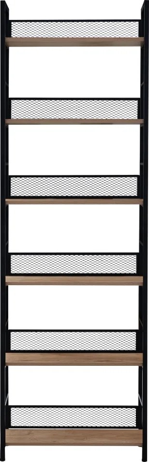 Polcállvány, fekete/tölgy, KELER TYP 3