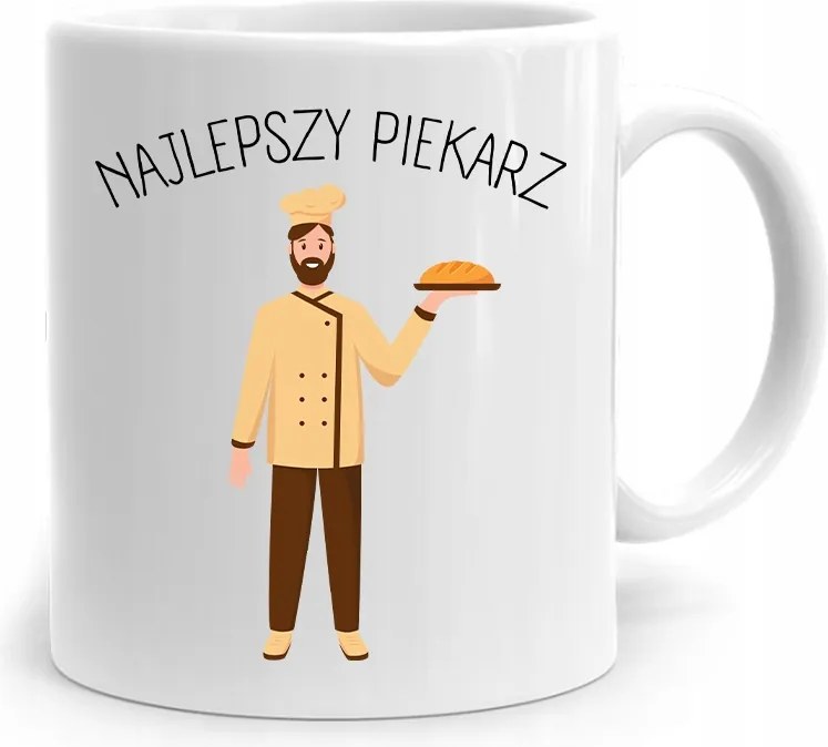 Bögre Ajándék Péknek A Legjobb Pék fényképes nyomtatással