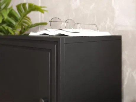 TV szekrény Bas 150 3D (fehér + fekete)  . 1106191