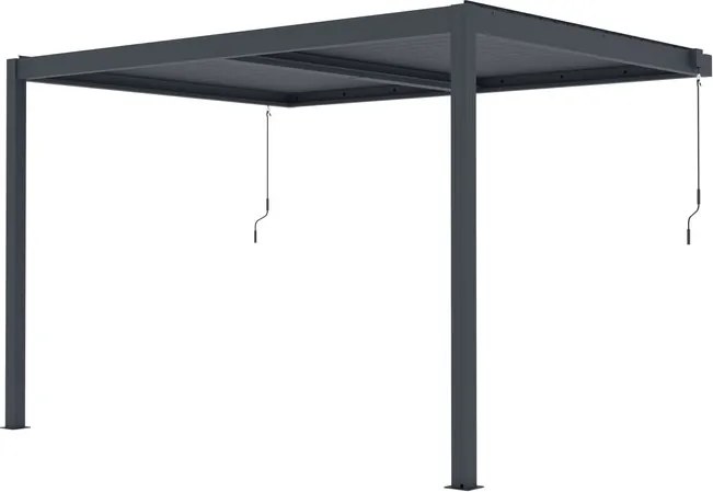 G21 Trenton 4x3 m bioklimatikus pergola, antracit alumínium