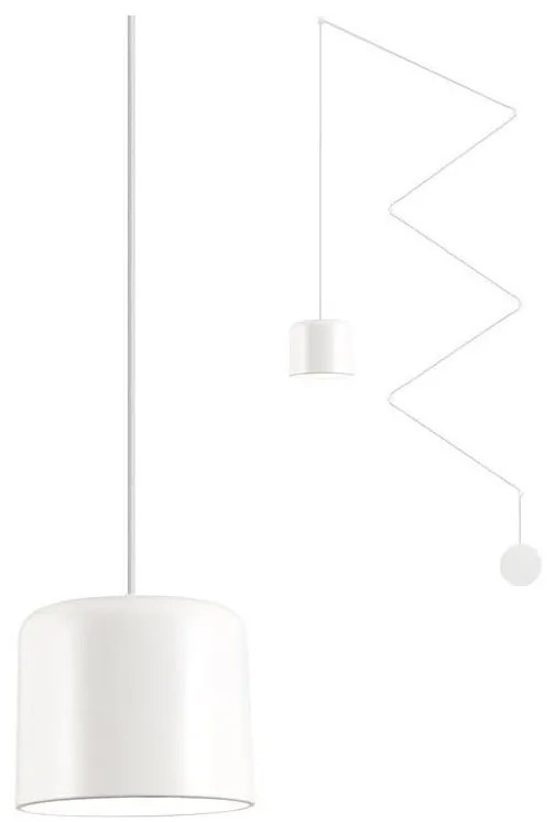 Redo 01-1821 - Csillár zsinóron DODO 1xE27/15W/230V pók fehér