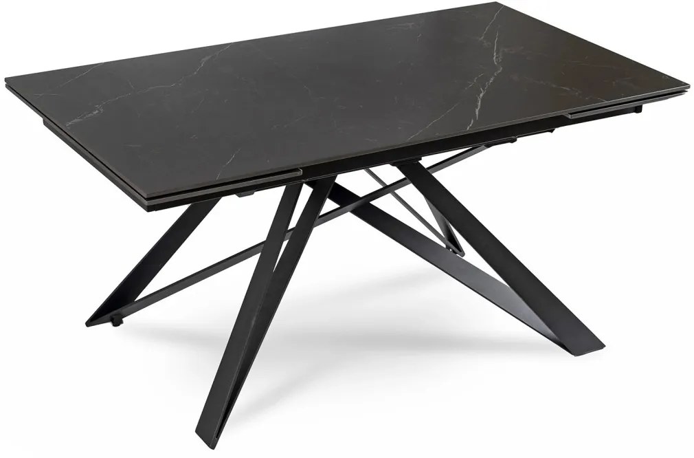 Stół MAXIME Ceramiczny Rozkładany 160-240 cm Czarny márvány