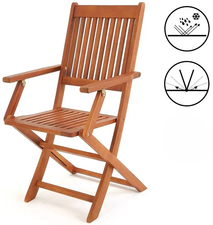 Deuba Fa balkonbútor garnitúra - akác