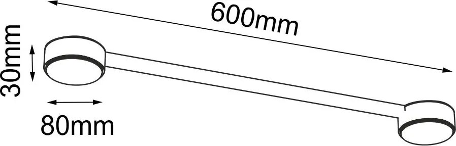 ANTIGO 1013 DROP LINE Modern Mennyezeti Lámpa Fekete GX53 IP20