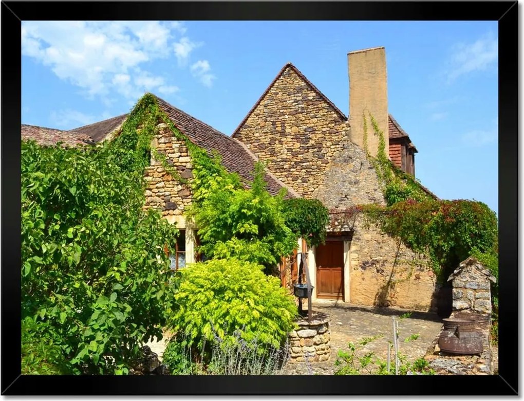 Poszterek keretben 40x30 Provence házikó