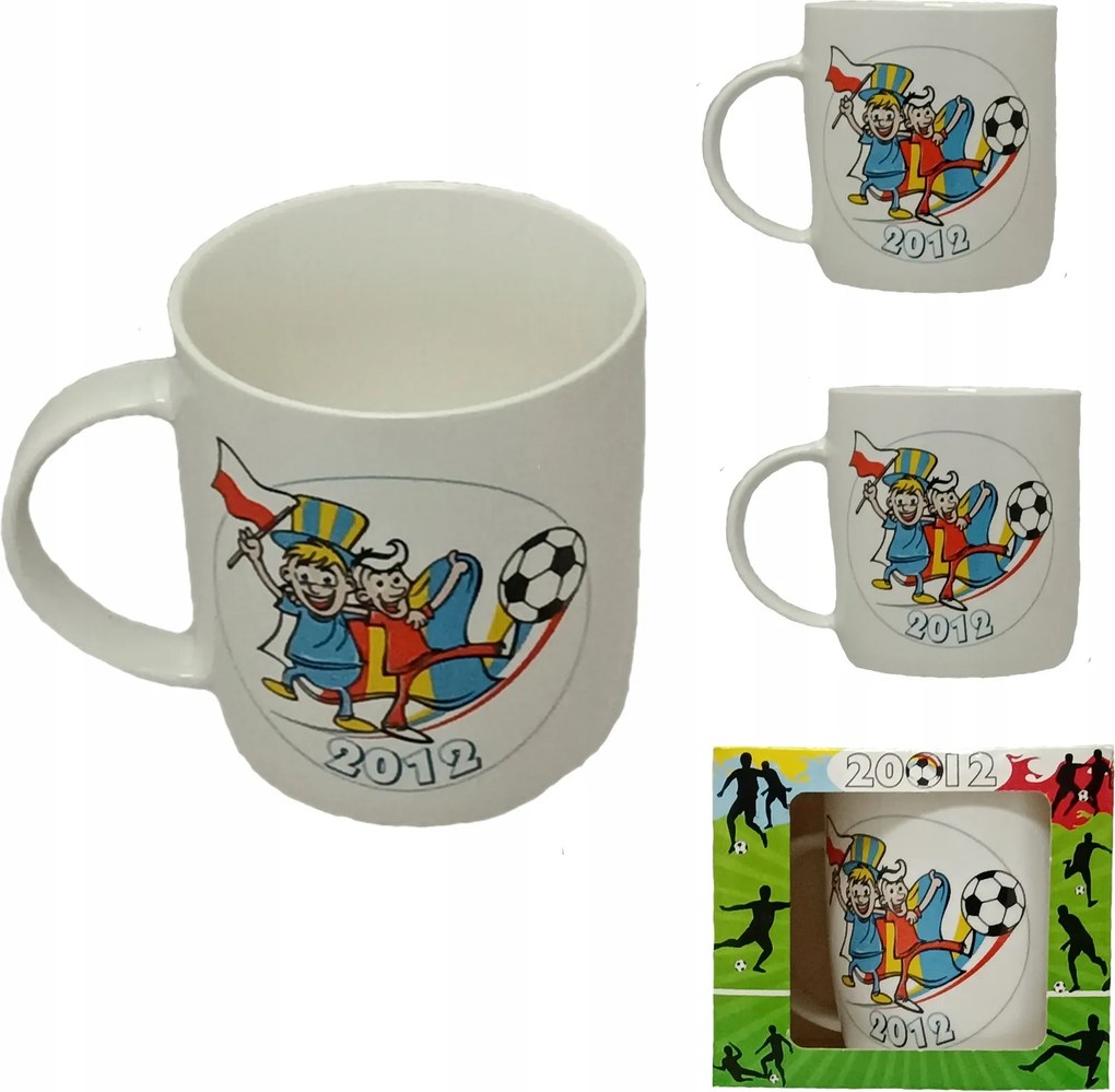 Kibica kerámia bögre 380ml Euro 2012 Ukrajna Ajándék