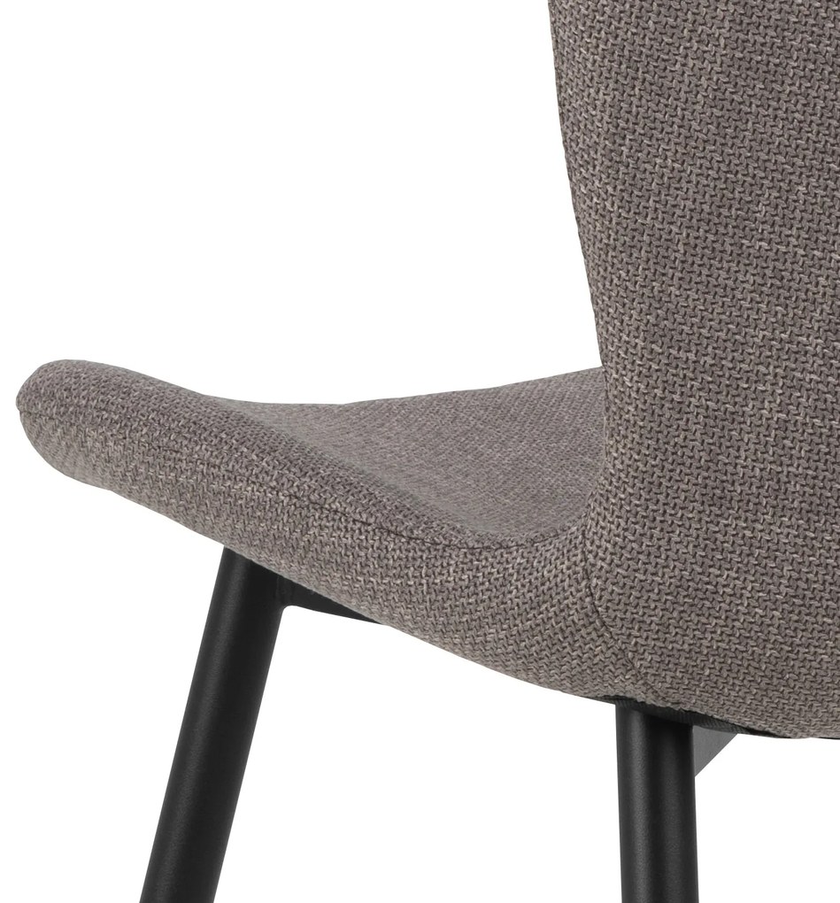 MAZZONI EXPORT FIORA Világosszürke Taupe (Basel 34 szövet) - MODERN LOFT KÁRPITOZOTT SZÉK NAPPALIBA/ÉTKEZŐBE