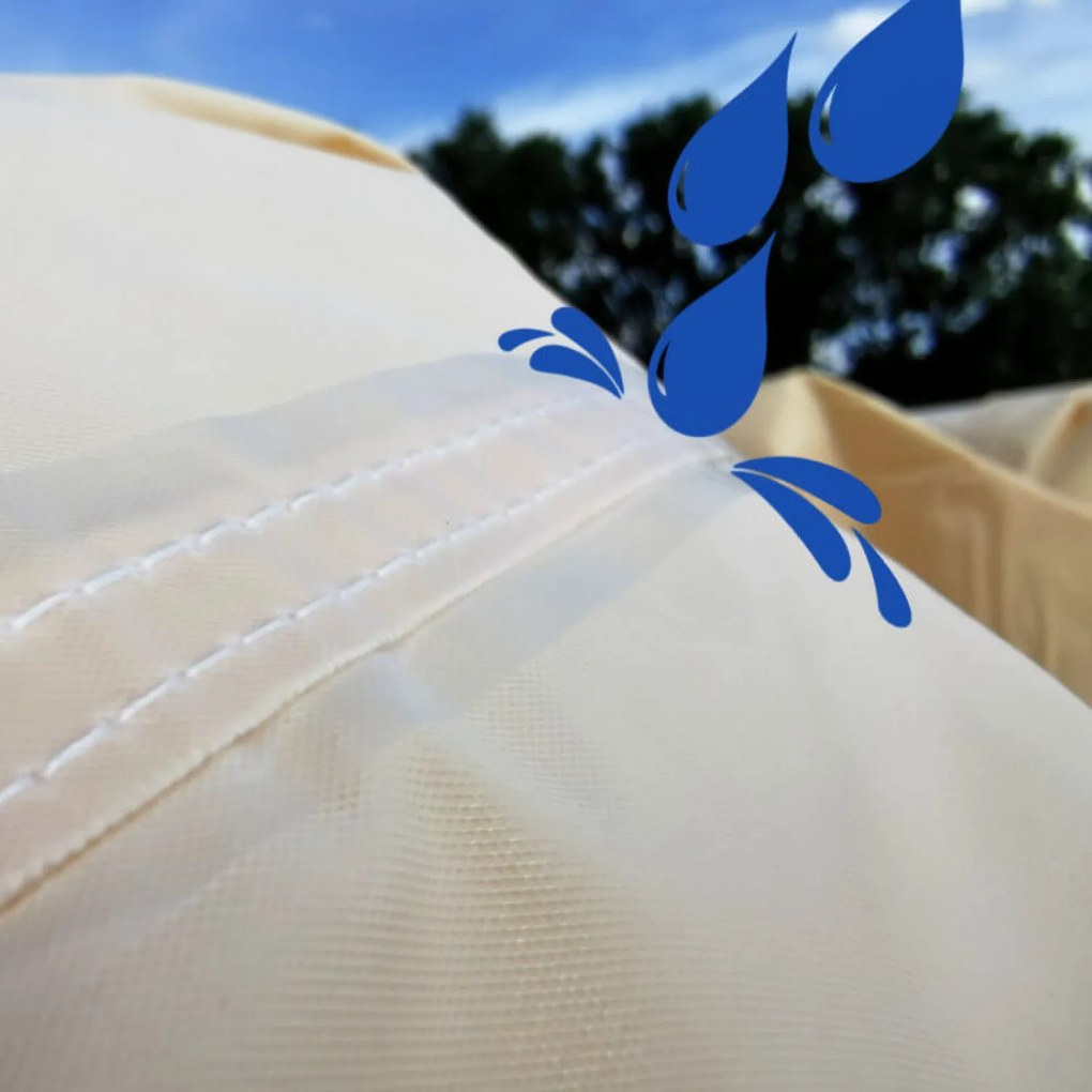 Profi piaci sátor 2x3m ALU EXCLUSIVE (3 oldalfal) - plusz 3 oldalfal - Piros